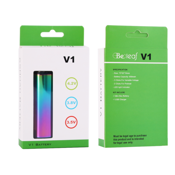 V1 510 Thread Battery Vape Accessory | Color Optional | 1 Pcs