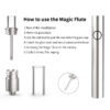 Magic Flute 1 Wax Dry Herb CBD Oil 3 in 1 Vape Pen Vaporizer | 1 Pcs - 图片 4