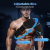 Comfytemp Shoulder Ice Pack Wrap. FSA HSA Eligible. Shoulder Brace with Gel Ice Pack for Injuries Reusable. Physical Therapy Cold Compression Sleeve for Arm Rotator Cuff Pain Relief. Surgery Recovery - 图片 4