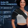 Comfytemp Shoulder Ice Pack Wrap. FSA HSA Eligible. Shoulder Brace with Gel Ice Pack for Injuries Reusable. Physical Therapy Cold Compression Sleeve for Arm Rotator Cuff Pain Relief. Surgery Recovery - 图片 6