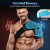 Comfytemp Shoulder Ice Pack Wrap. FSA HSA Eligible. Shoulder Brace with Gel Ice Pack for Injuries Reusable. Physical Therapy Cold Compression Sleeve for Arm Rotator Cuff Pain Relief. Surgery Recovery - 图片 5