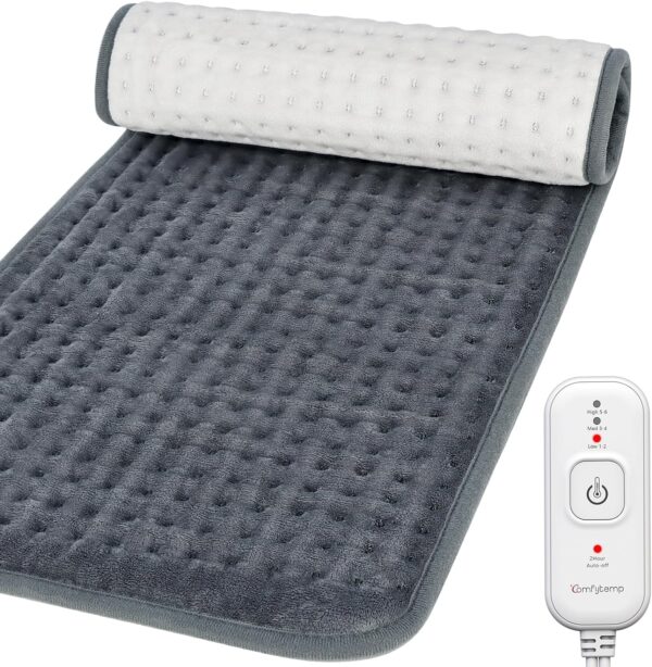 Comfytemp Heating Pad for Back Pain & Cramps Relief. FSA HSA Eligible Electric Heating Pads Large