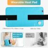 Comfytemp Wearable Heating Pad for Back Pain Relief & Cramps with 2 Elastic Straps. FSA HSA Eligible 12×24 Electric Large Heat Pad for Neck Shoulder. Gifts for Women Men Mom Dad. Washable Heated Pad - 图片 3